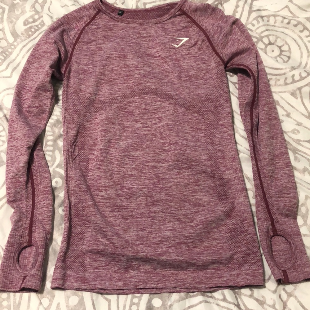 GYMSHARK Seamless Long sleeve Top (S)